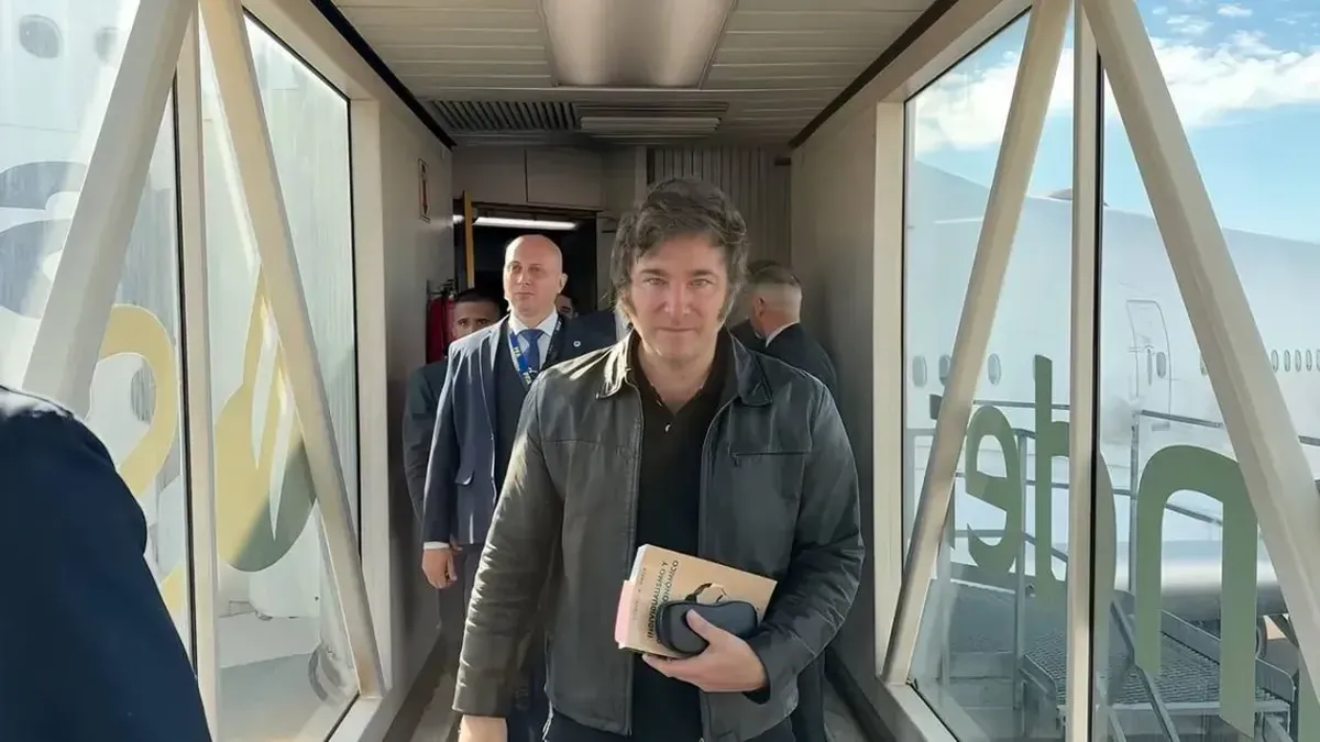 Javier Milei llegó a Roma para reunirse con el papa e inicia una gira de 10 días por Europa e Israel